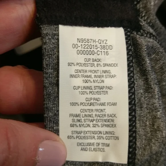 Champion C9 HiImpact Racerback Sports Bra Sz 38DD NEW - Picture 7 of 8